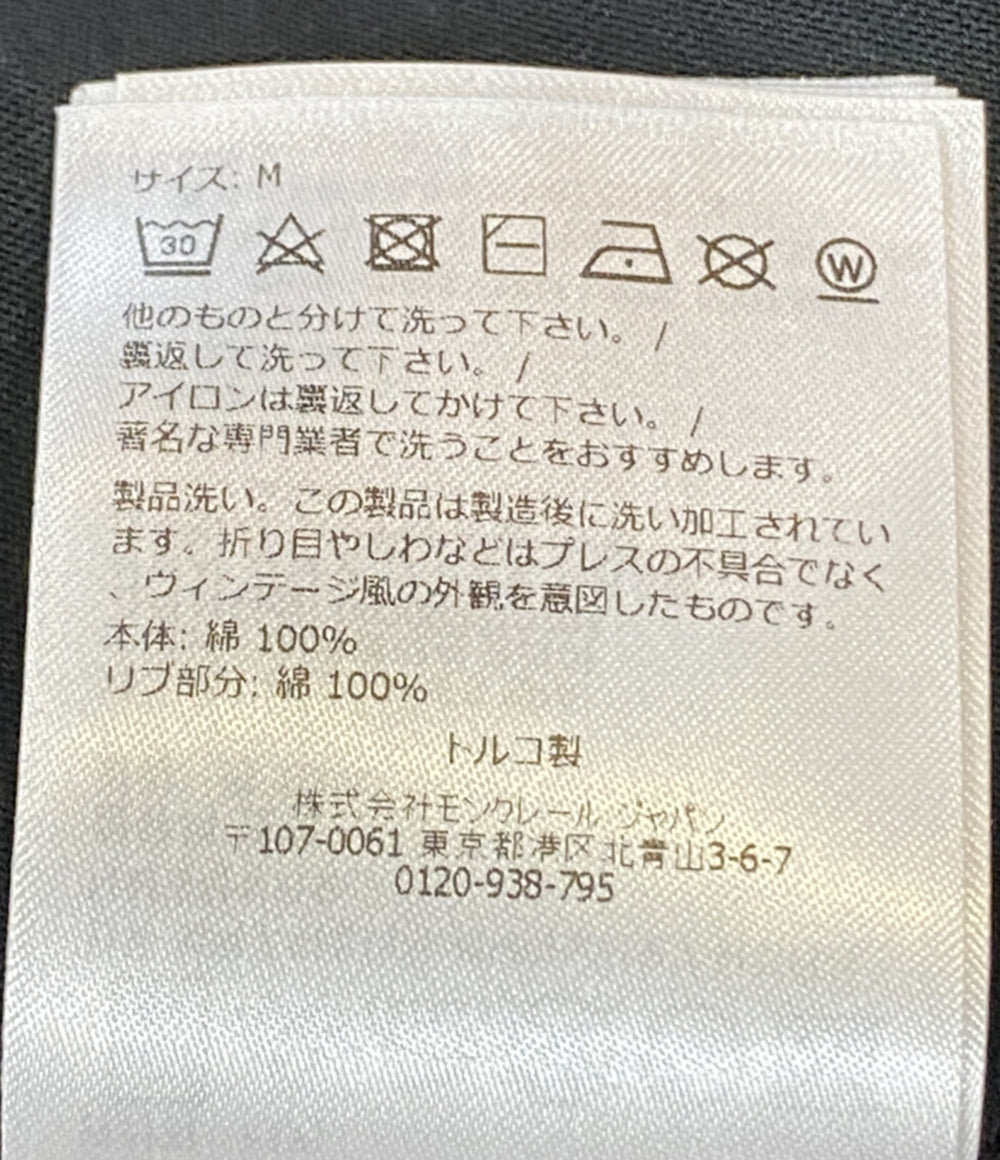 MONCLER 半袖Ｔシャツ ブラック c-scom-23-40271 レディース SIZE M モンクレール