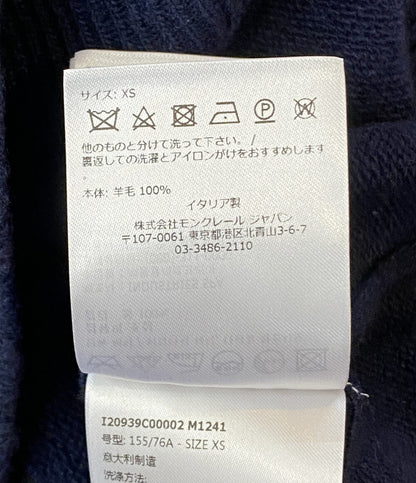 MONCLER ニット ネイビー レディース SIZE XS モンクレール
