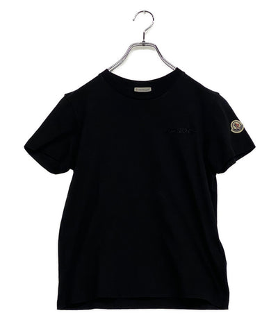 MONCLER 半袖Ｔシャツ ブラック c-scom-23-53805 レディース SIZE XS モンクレール