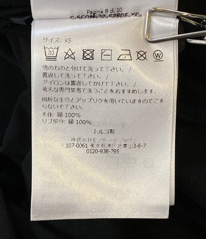 MONCLER 半袖Ｔシャツ ブラック c-scom-23-53805 レディース SIZE XS モンクレール