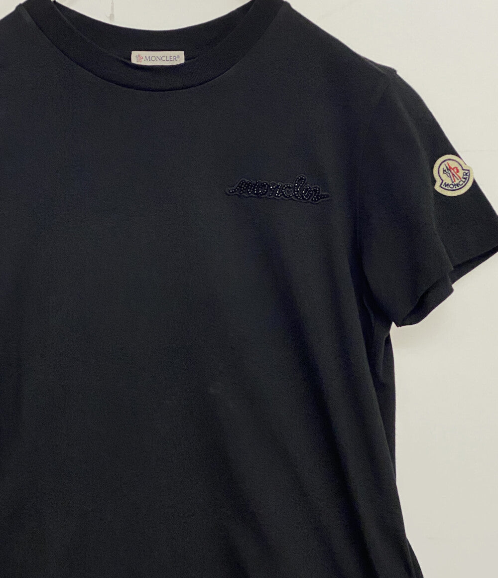 MONCLER 半袖Ｔシャツ ブラック c-scom-23-53805 レディース SIZE XS モンクレール