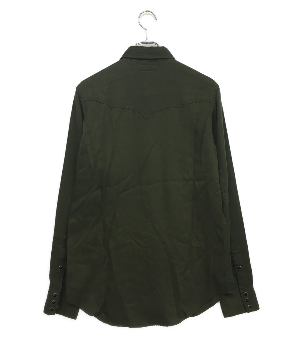 Saint Laurent シャツジャケット カーキ 391674Y9461 メンズ SIZE S サンローラン