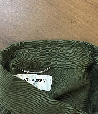 Saint Laurent シャツジャケット カーキ 391674Y9461 メンズ SIZE S サンローラン