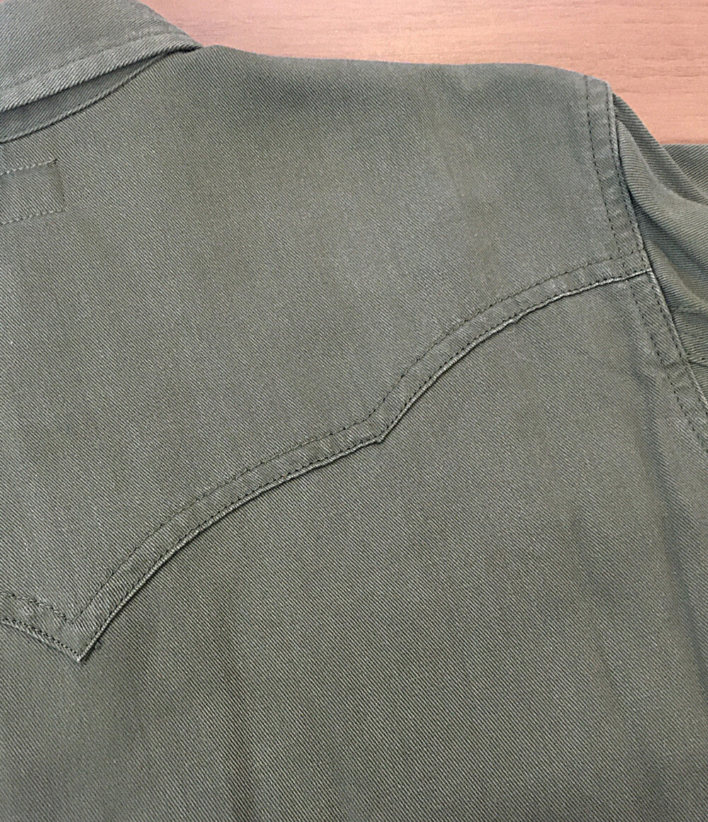 Saint Laurent シャツジャケット カーキ 391674Y9461 メンズ SIZE S サンローラン