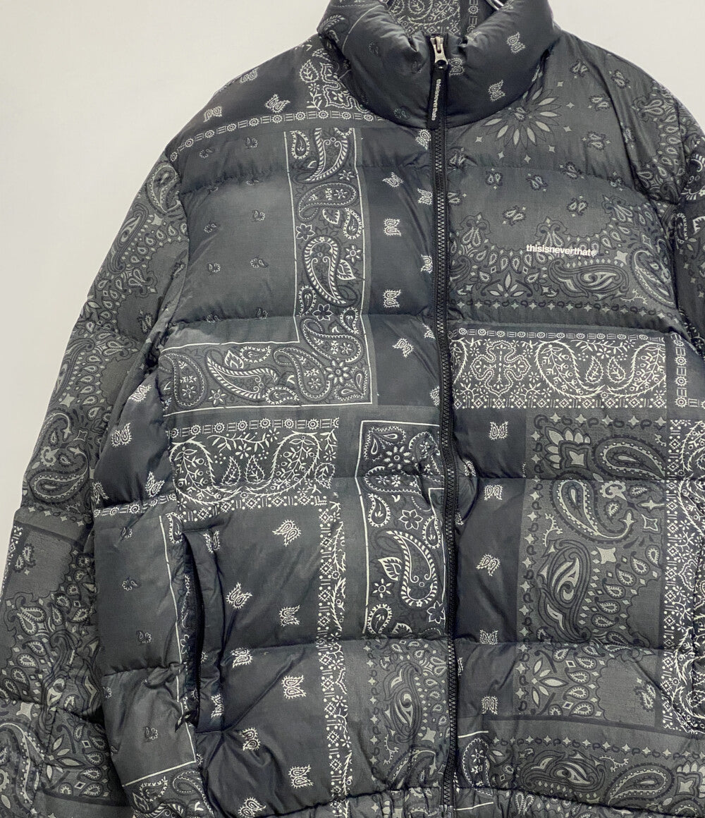 THISISNEVERTHAT ディスイズネバーザット ダウンジャケット ダークグレー メンズ SIZE L