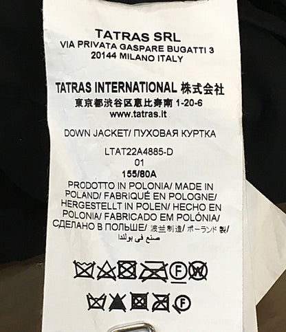 TATRAS ノーカラーダウンジャケット ブラック LTAT22A4885-D レディース SIZE 01 タトラス