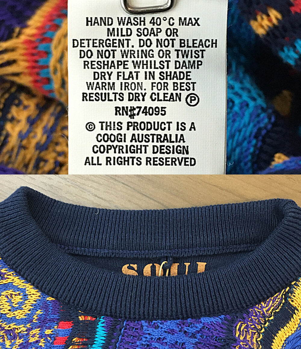 COOGI クージー ニット SOUL OF AUSTRALIA マルチカラー レディース SIZE M