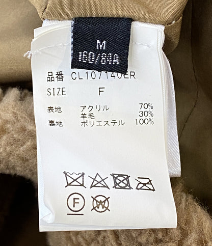 PELLESSIMO ペレッシモ テディベアコート ブラウンM レディース SIZE M