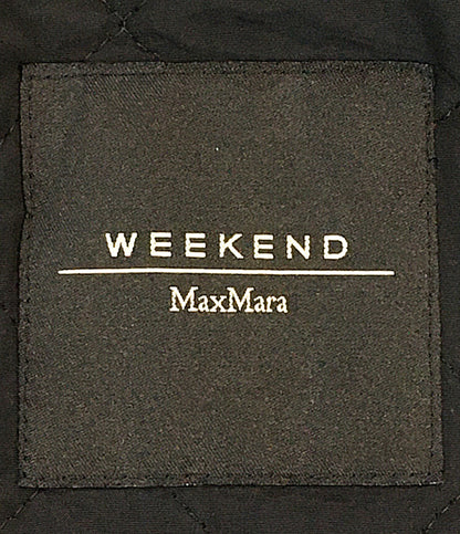MAX MARA Weekend ウィークエンド トレンチコート ブラック キルティング 54860289 レディース SIZE 44 マックスマーラ