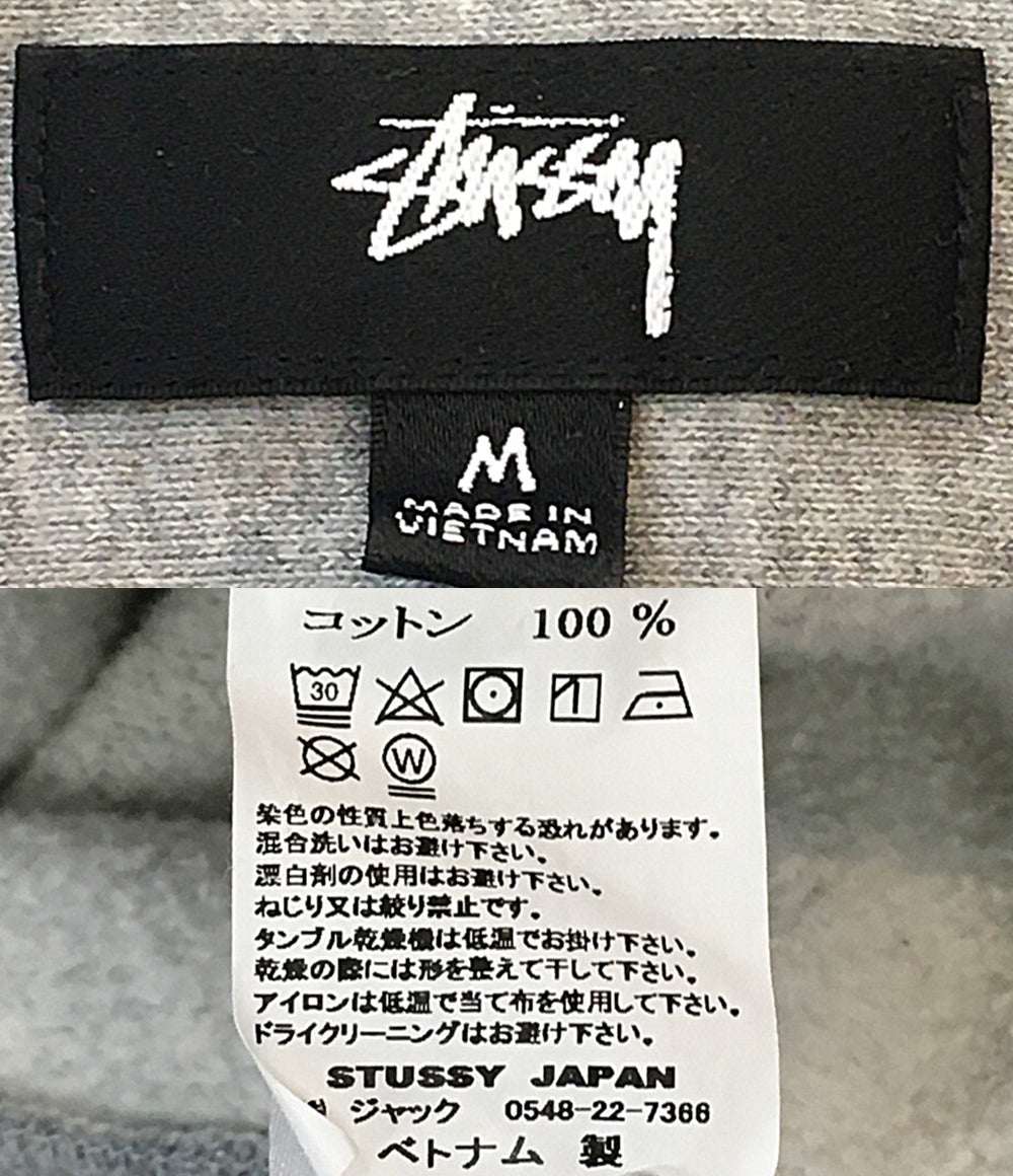 STUSSY パーカー グレー メンズ SIZE M ステューシー