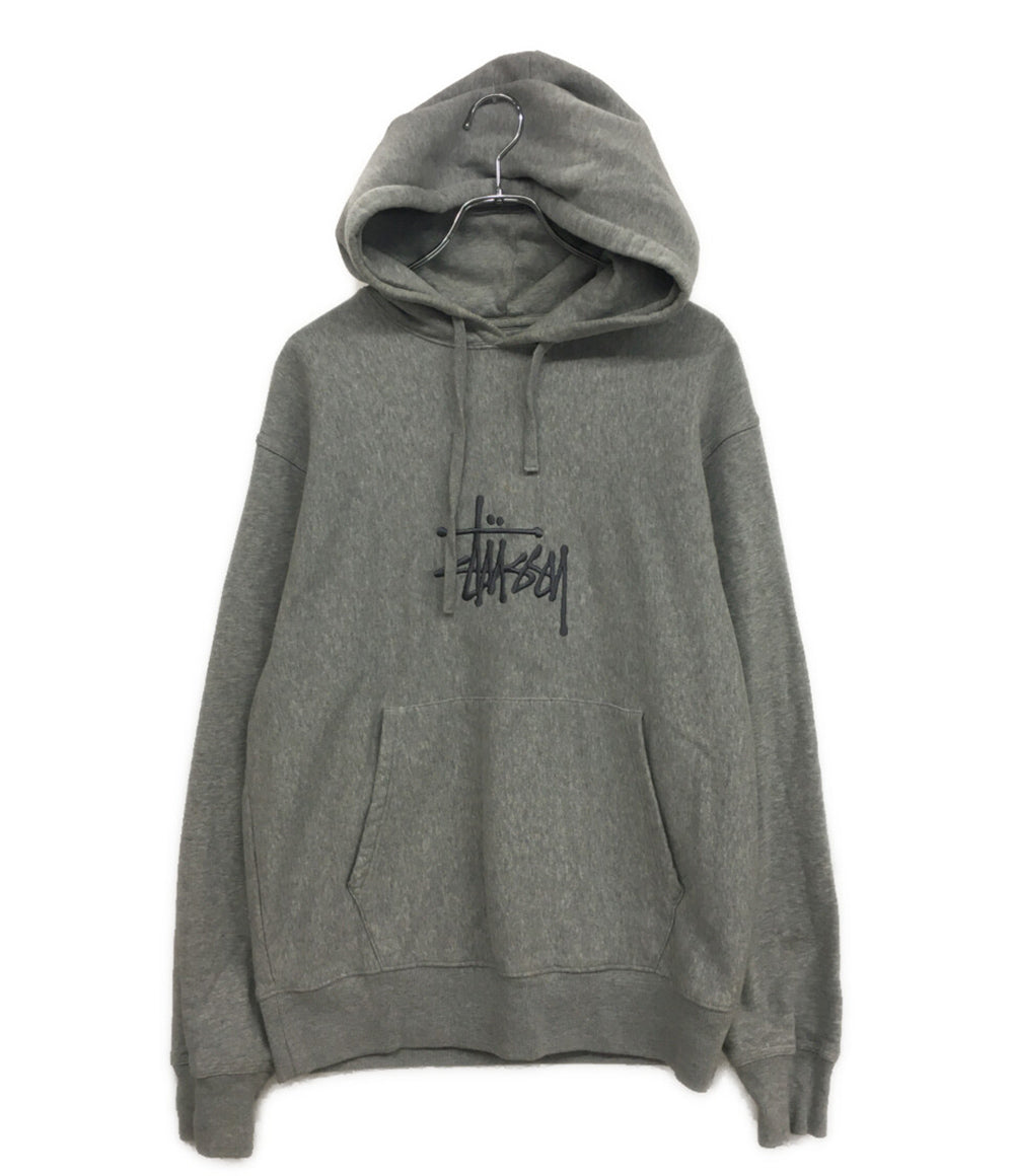 STUSSY パーカー グレー メンズ SIZE M ステューシー