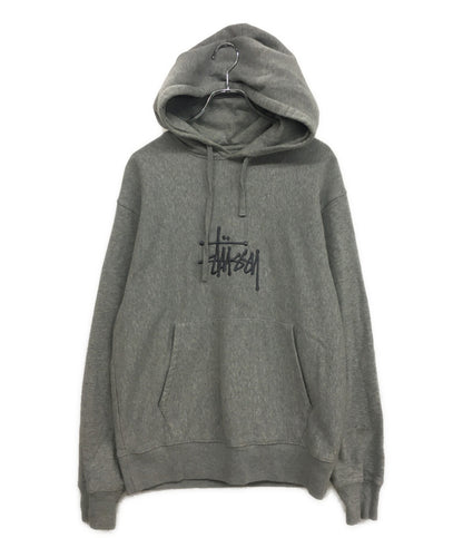 STUSSY パーカー グレー メンズ SIZE M ステューシー