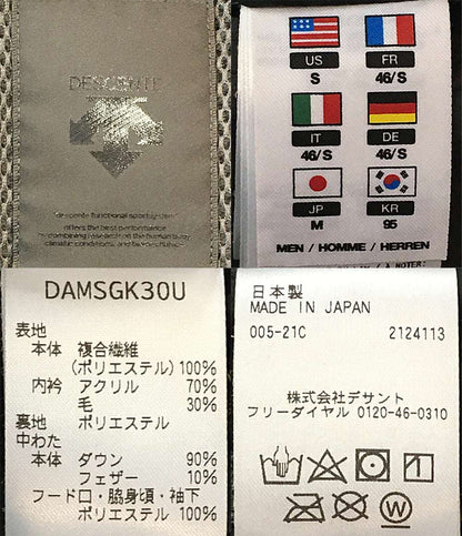 DESCENTE ダウンジャケット オルテライン 水沢ダウン グレー DAMSGK30U DAMSGK30U メンズ SIZE M デサント