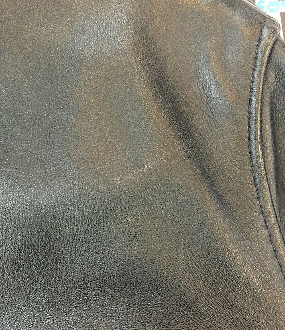 SCHOTT ライダースジャケット ブラック メンズ SIZE 36 ショット