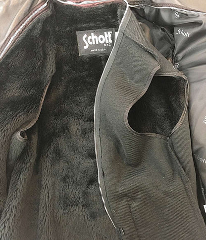 SCHOTT ライダースジャケット ブラック メンズ SIZE 36 ショット