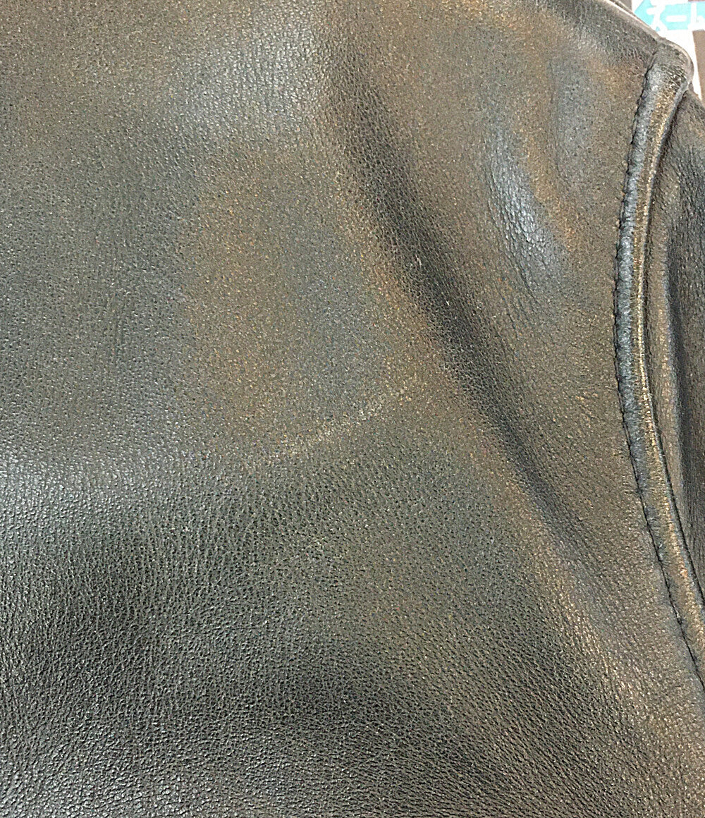 SCHOTT ライダースジャケット ブラック メンズ SIZE 36 ショット