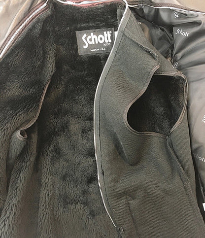 SCHOTT ライダースジャケット ブラック メンズ SIZE 36 ショット