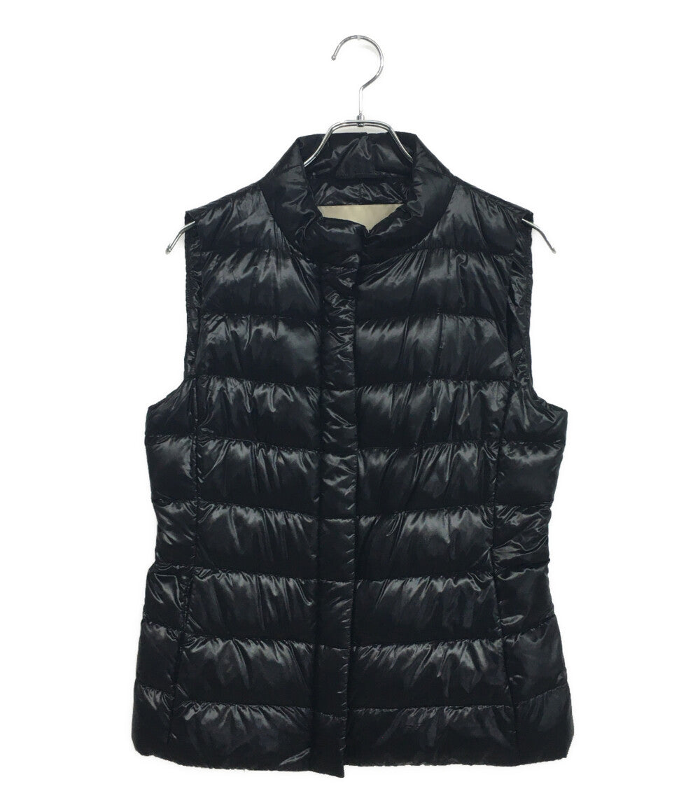 美品 HERNO ICONIC ダウンベスト 50934-45585-14 レディース SIZE 44 ヘルノ