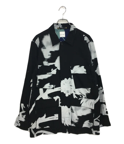 PAUL SMITH 長袖シャツ Screen Floral ブラック 2020 PF-CR-51187 メンズ SIZE L ポールスミス