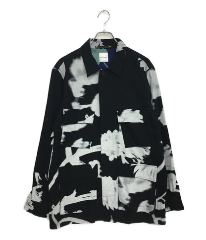 PAUL SMITH 長袖シャツ Screen Floral ブラック 2020 PF-CR-51187 メンズ SIZE L ポールスミス