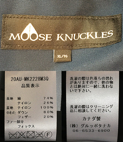 MOOSE KNUCKLES ムースナックルズ ダウンジャケット ネイビー 20AU-MK2228M3Q メンズ SIZE XL
