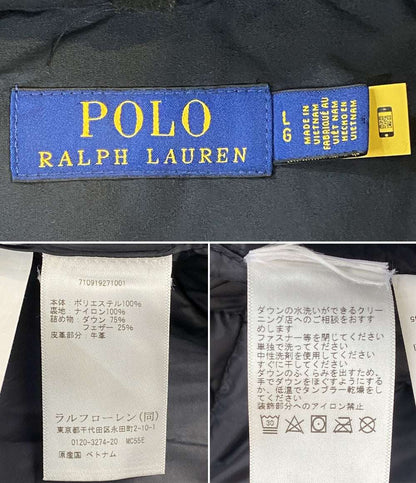 POLO RALPH LAUREN ダウンジャケット ネイビー メンズ SIZE L ポロ・ラルフローレン