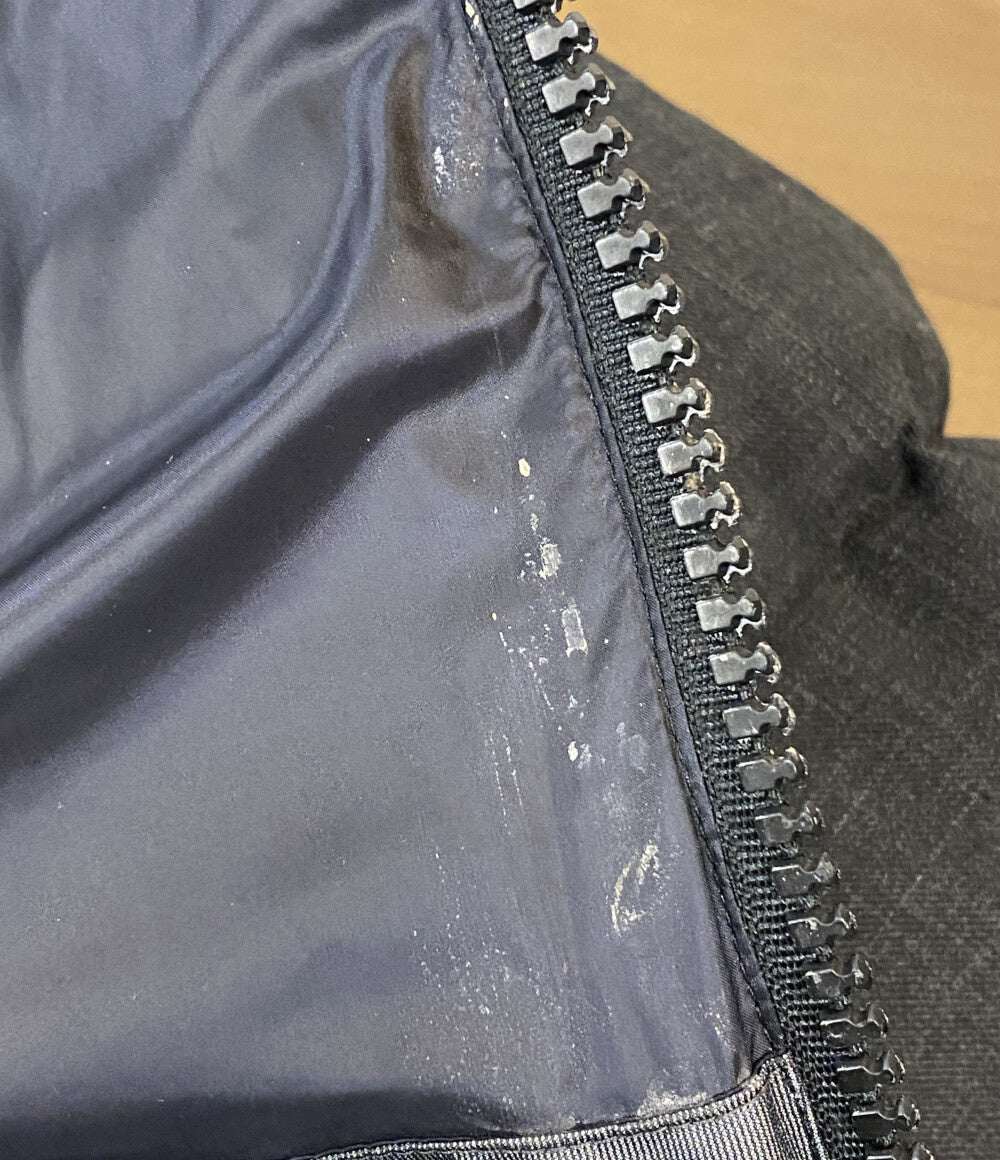 HERNO ダウンジャケット ウール混 PI151UL ダークグレー レディース SIZE 54 ヘルノ