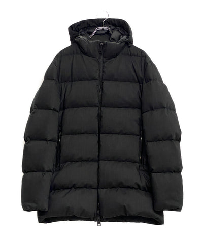 HERNO ダウンジャケット ウール混 PI151UL ダークグレー レディース SIZE 54 ヘルノ