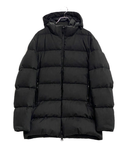 HERNO ダウンジャケット ウール混 PI151UL ダークグレー レディース SIZE 54 ヘルノ