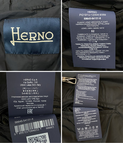 HERNO ダウンジャケット PARKA IN NYLONA CHAMONIX PI0191U レディース SIZE 52 ヘルノ