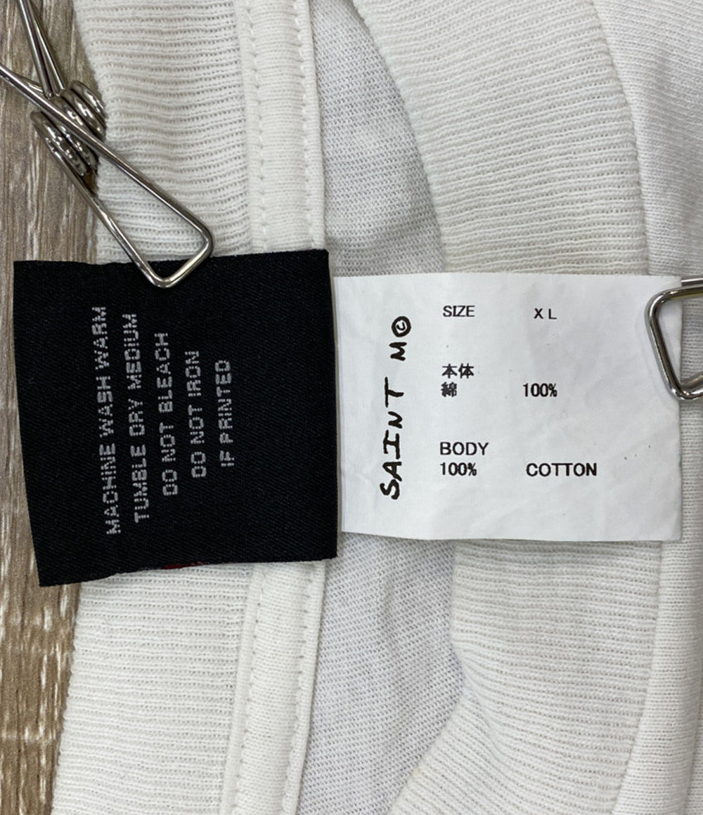 SAINT MICHAEL 半袖Ｔシャツ SS Tee Vanity ホワイト 24AW メンズ SIZE XL セントマイケル