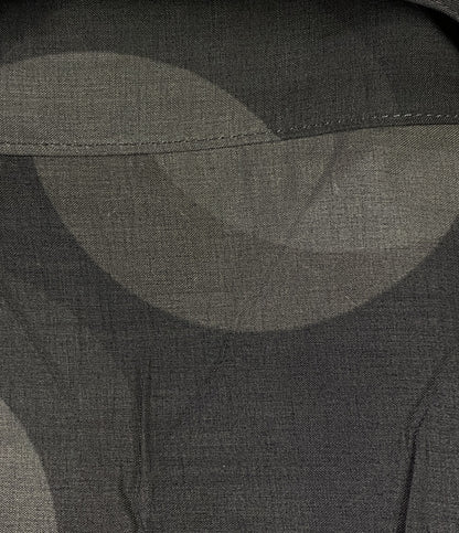ISSEY MIYAKE FETE イッセイミヤケ フェット シャツワンピース 大柄ドット プリーツ IF92FJ295 レディース SIZE 3
