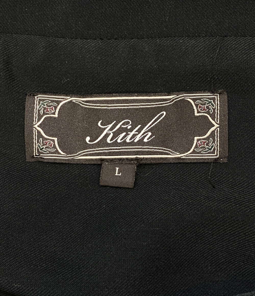 KITH ジャケット ダブルジップ ブラック 26ss メンズ SIZE L キス