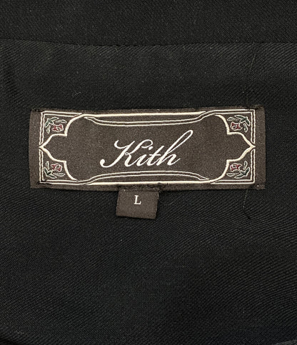 KITH ジャケット ダブルジップ ブラック 26ss メンズ SIZE L キス
