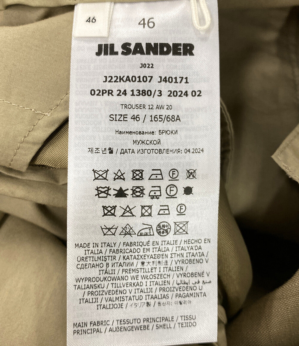 美品 Jil sander パンツ チェック j22ka0107 メンズ SIZE 46 ジルサンダー