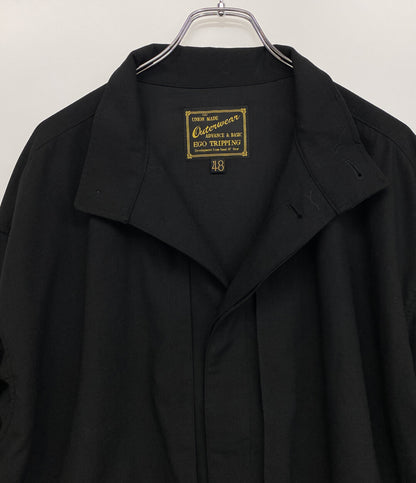 EGO TRIPPING ジャケット TRENCHSWINGTOP BLK 616600 26SS メンズ SIZE 48 エゴトリッピング