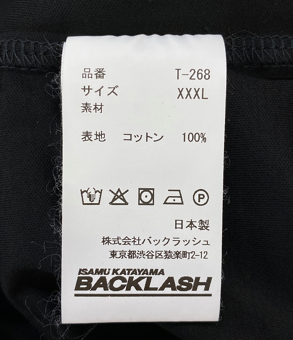 美品 ISAMU KATAYAMA BACKLASH THE LINE イサムカタヤマ バックラッシュ ザ・ライン 半袖Ｔシャツ T-268 メンズ SIZE 3XL
