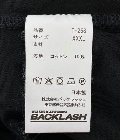 美品 ISAMU KATAYAMA BACKLASH THE LINE イサムカタヤマ バックラッシュ ザ・ライン 半袖Ｔシャツ T-268 メンズ SIZE 3XL