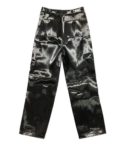 美品 HELIOT EMIL ヘリオットエミル パンツ Liquid Metal Cargo Pants メンズ SIZE 46