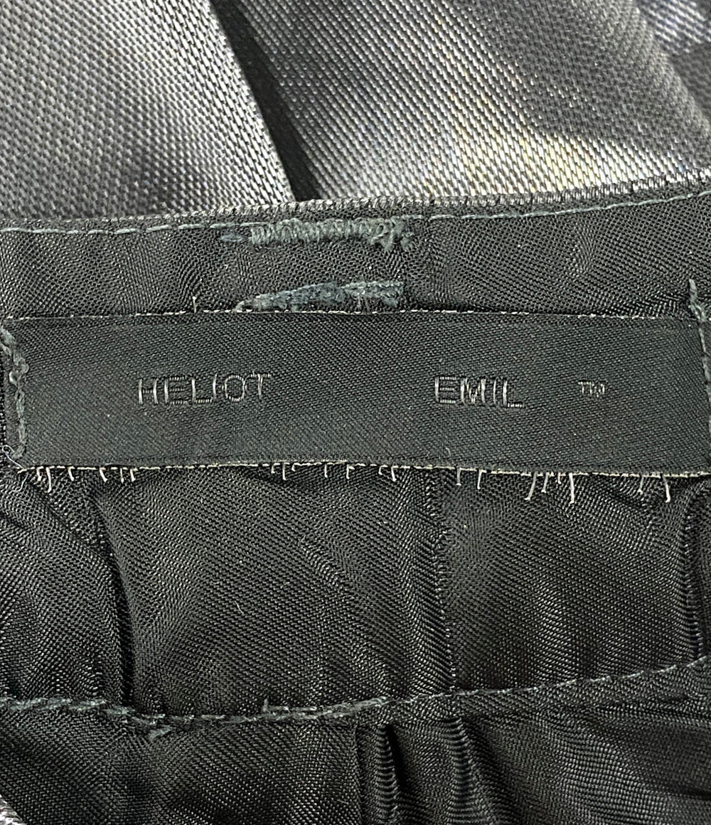 美品 HELIOT EMIL ヘリオットエミル パンツ Liquid Metal Cargo Pants メンズ SIZE 46