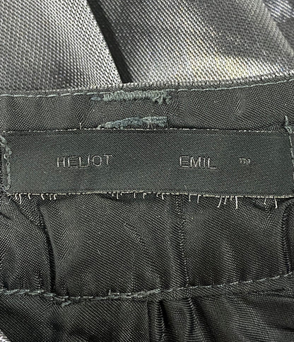 美品 HELIOT EMIL ヘリオットエミル パンツ Liquid Metal Cargo Pants メンズ SIZE 46