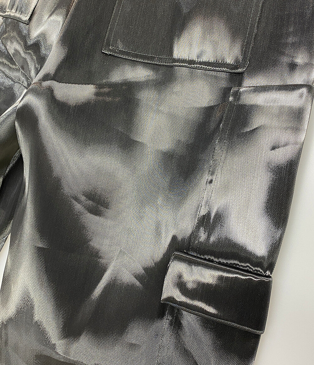 美品 HELIOT EMIL ヘリオットエミル パンツ Liquid Metal Cargo Pants