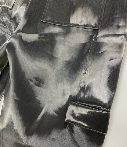美品 HELIOT EMIL ヘリオットエミル パンツ Liquid Metal Cargo Pants メンズ SIZE 46
