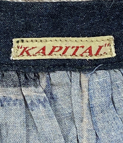 KAPITAL 長袖シャツ パッチワーク ブルー メンズ SIZE - キャピタル
