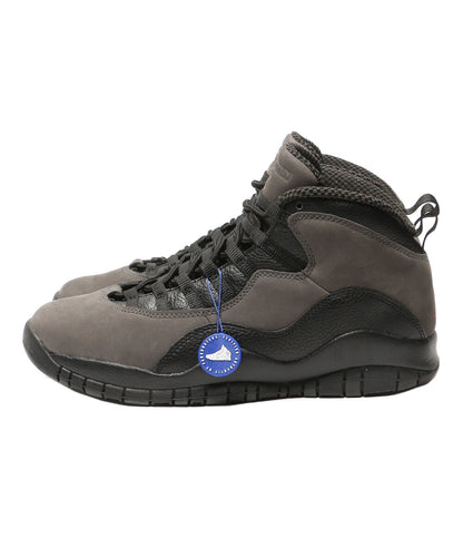NIKE スニーカー エア ジョーダン 10 レトロ Charred Grey and Black HJ6779-001 メンズ SIZE 28.5cm ナイキ
