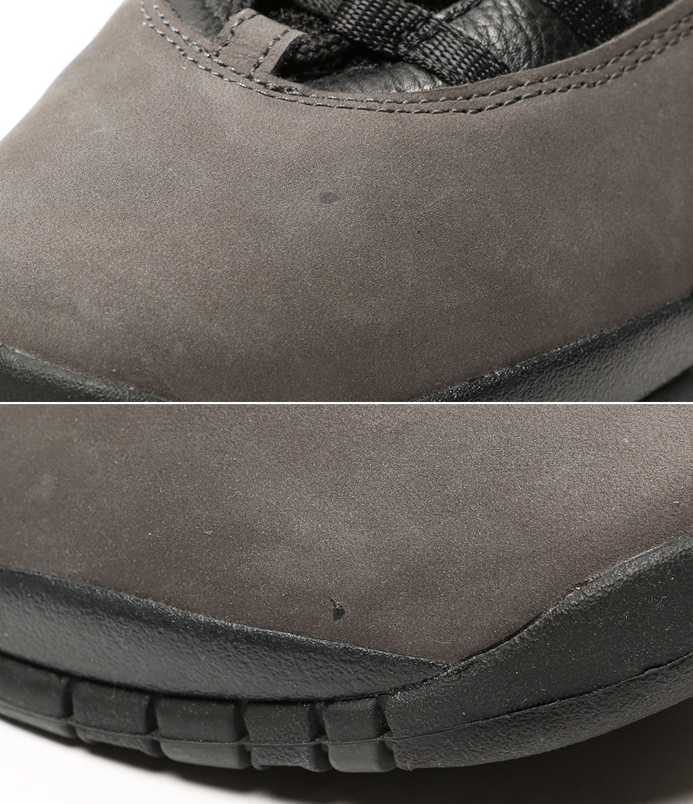 NIKE スニーカー エア ジョーダン 10 レトロ Charred Grey and Black HJ6779-001 メンズ SIZE 28.5cm ナイキ