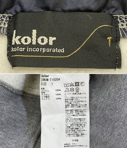 kolor スウェットパーカー ナイロンフード メンズ SIZE 1 カラー