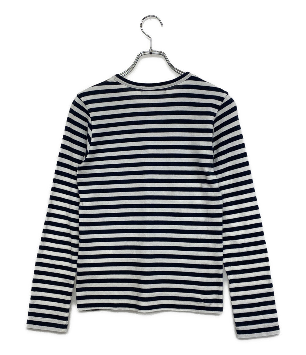 BLACK COMME des GARCONS 長袖Ｔシャツ ボーダー×ドット 1E-T001 レディース SIZE S ブラックコムデギャルソン