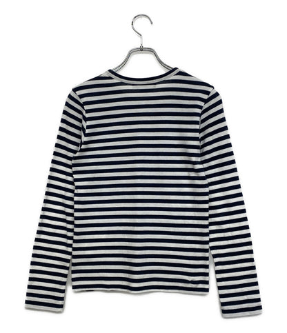 BLACK COMME des GARCONS 長袖Ｔシャツ ボーダー×ドット 1E-T001 レディース SIZE S ブラックコムデギャルソン