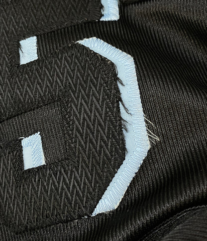 FUBU SPORTS フブ ホッケーシャツ ブラック ブルー メンズ SIZE M